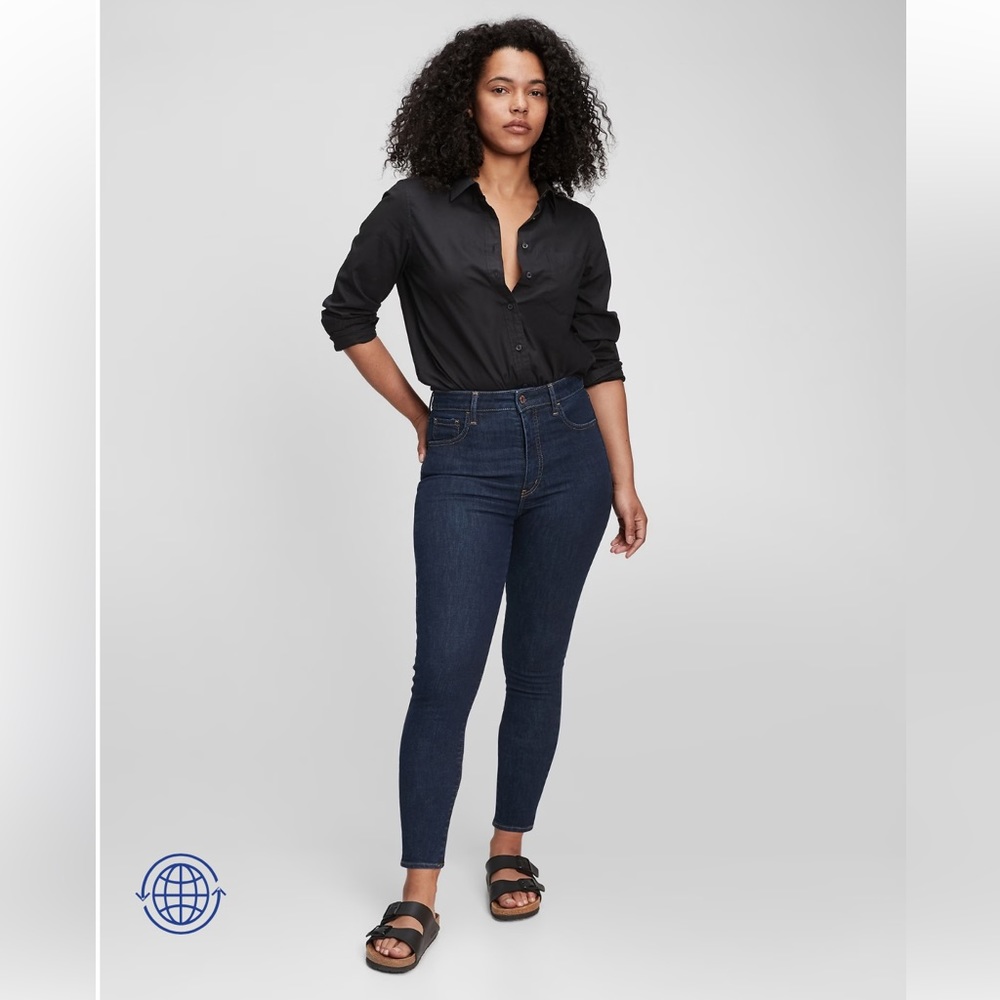 Gap Sky High Rise Universal Jeggings with Washwell